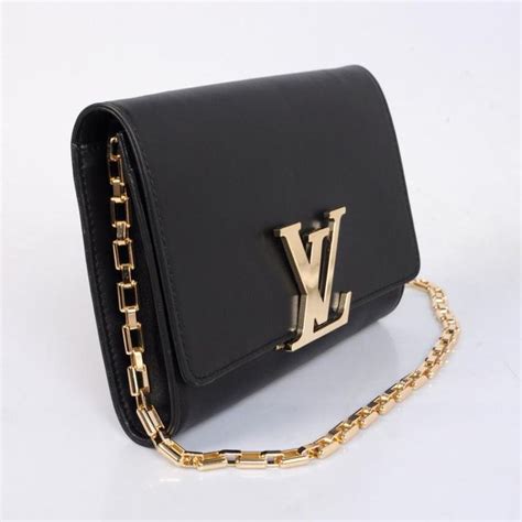 louis vuitton black clutch bag.